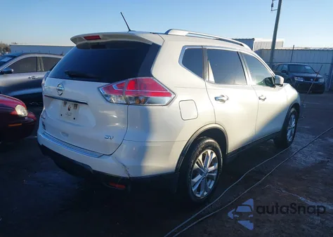 2016 Nissan Rogue Sv из США, поврежденный, VIN KNMAT2MT7GP729819